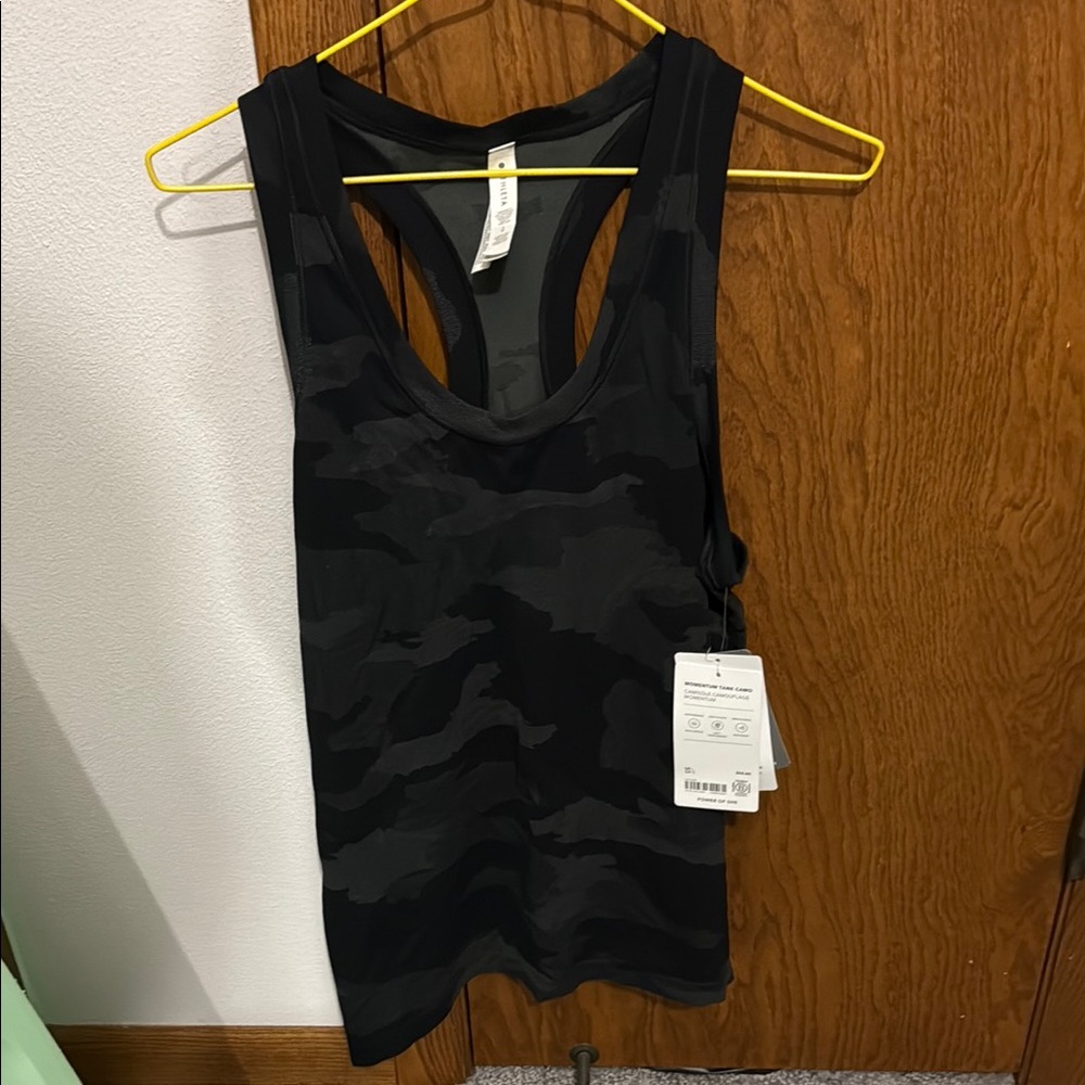 Black Camouflage Women's Tank Top